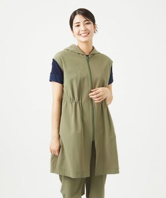［洗える・撥水加工］ナイロンリぺレントロングジレ