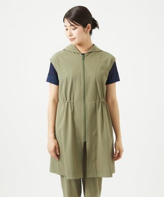 ［洗える・撥水加工］ナイロンリぺレントロングジレ