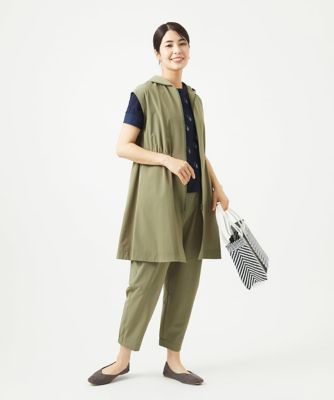 ［洗える・撥水加工］ナイロンリぺレントロングジレ