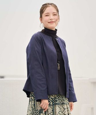 GIANNI LO GIUDICE (Women)/ジャンニロジュディチェ ［洗える］デニムライクシャンブレージャケット