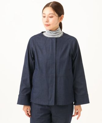 ［洗える］デニムライクシャンブレージャケット