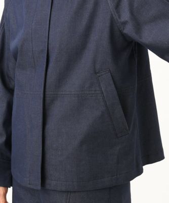 ［洗える］デニムライクシャンブレージャケット