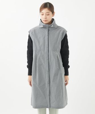 洗える］ギンガムチェックタフタロングベスト | GIANNI LO GIUDICE