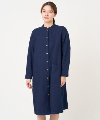 ＜GIANNI LO GIUDICE (Women)＞［洗える］二重織ガーゼシャツワンピース