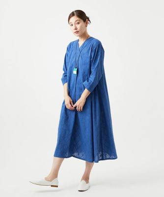 GIANNI LO GIUDICE (Women)/ジャンニロジュディチェ [洗える]ダイヤカットジャガードワンピース