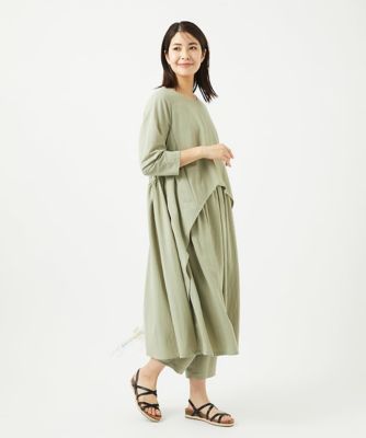 ［洗える］ナチュラルスムースワンピース