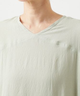 ［洗える・リバーシブル］ポリエステルレーヨンプレーンウェーブワンピース