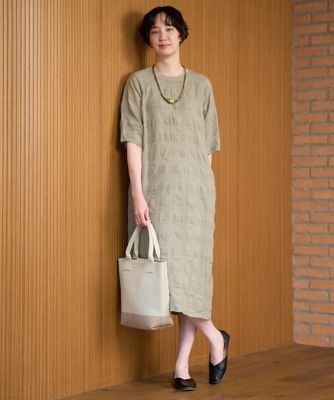 洗える］シャドーチェックワンピース | GIANNI LO GIUDICE (Women