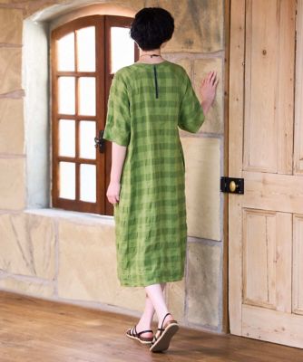 洗える］シャドーチェックワンピース | GIANNI LO GIUDICE (Women