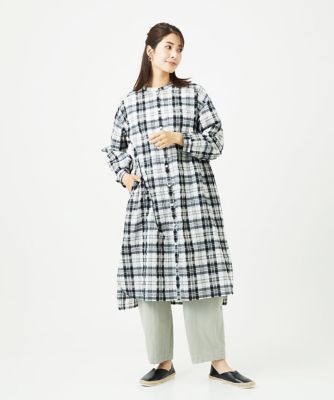 ＜GIANNI LO GIUDICE (Women)＞［洗える］先染めブロックチェックチェックワンピースシャツ
