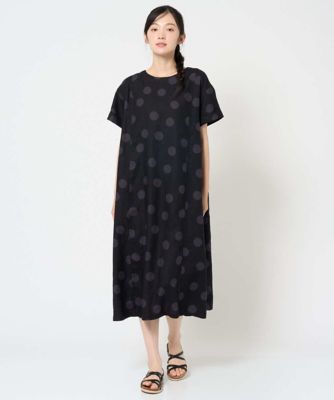 洗える］リネンドットワンピース | GIANNI LO GIUDICE (Women