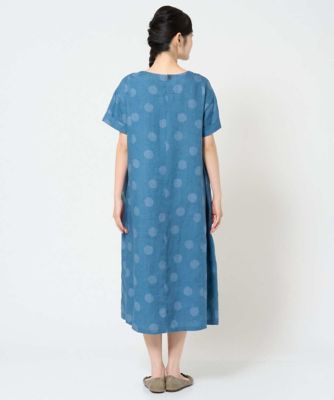 洗える］リネンドットワンピース | GIANNI LO GIUDICE (Women