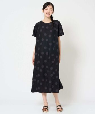 洗える］リネンドットワンピース | GIANNI LO GIUDICE (Women
