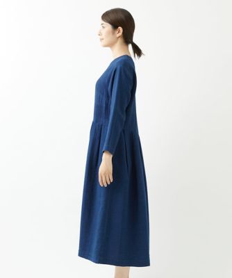洗える］二重織ガーゼ太ストライプワンピース | GIANNI LO