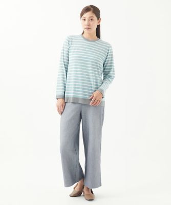 GIANNI LO GIUDICE / ジャンニ・ロ・ジュディチェ [洗える]ボーダーニットプルオーバー 洗える］ボーダーニットプルオーバー | GIANNI LO GIUDICE
