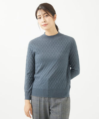 GIANNI LO GIUDICE / ジャンニ・ロ・ジュディチェ [洗える]ウール混ラメニット 洗える］ウール混ラメニット | GIANNI LO GIUDICE (Women