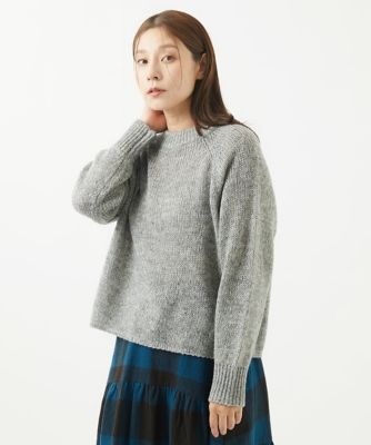 シルク混ファンシーニット