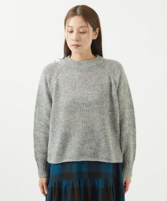 シルク混ファンシーニット