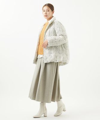 シルク混ファンシーニットベスト