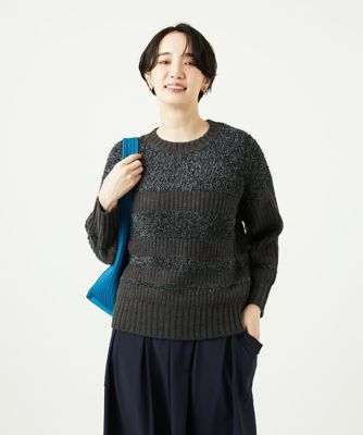 ＜GIANNI LO GIUDICE (Women)＞［洗える］ＩＭＰラメファーニット