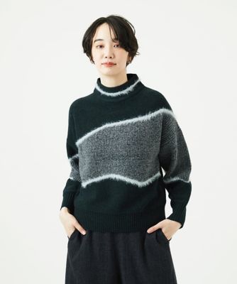 ファーカシミヤ7Gクルーネックセーター | BLAMINK (Women