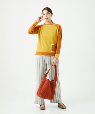 バイカラーポケットニット | GIANNI LO GIUDICE (Women)/ジャンニロ