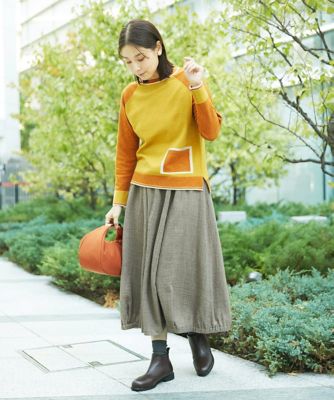 バイカラーポケットニット | GIANNI LO GIUDICE (Women)/ジャンニロ