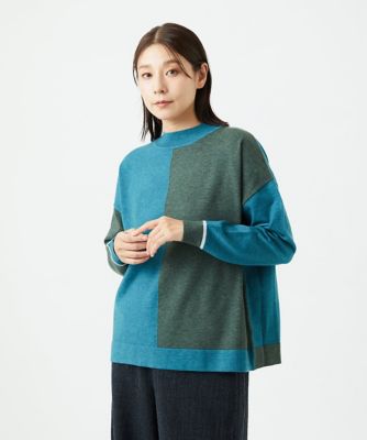 バイカラーニット | GIANNI LO GIUDICE (Women)/ジャンニロジュディ