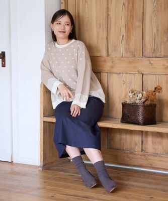 洗える］トライバルジャカードニット | GIANNI LO GIUDICE (Women