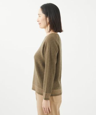 畦プレーティングニット | GIANNI LO GIUDICE (Women)/ジャンニロ