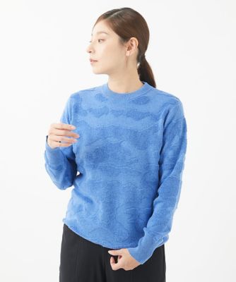 GIANNI LO GIUDICE (Women)/ジャンニロジュディチェ ［洗える］迷彩パイルジャガードニット