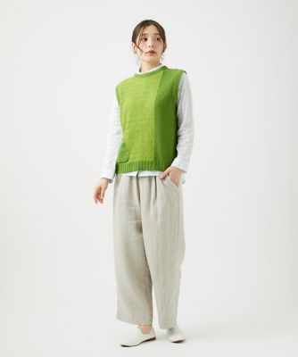 洗える］コットン杢ニットベスト | GIANNI LO GIUDICE (Women