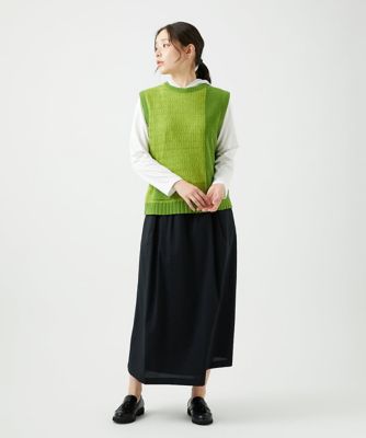 洗える］コットン杢ニットベスト | GIANNI LO GIUDICE (Women