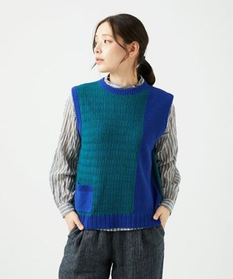 洗える］コットン杢ニットベスト | GIANNI LO GIUDICE (Women