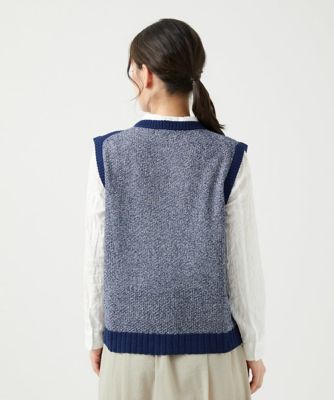 洗える］コットン杢ニットベスト | GIANNI LO GIUDICE (Women 