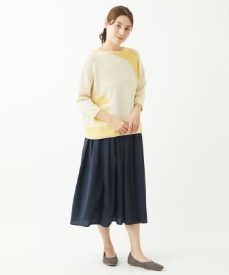 ［洗える］メンギマイレギュラー柄ニット