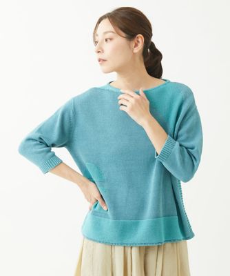 GIANNI LO GIUDICE / ジャンニ・ロ・ジュディチェ [洗える]メンギマイレギュラー柄ニット 洗える］メンギマイレギュラー柄ニット | GIANNI LO GIUDICE