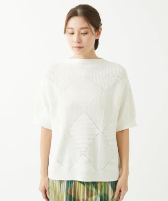 [洗える]メンギマアーガイル柄編みニット 洗える］メンギマアーガイル柄編みニット | GIANNI LO GIUDICE
