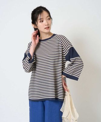 専用です。ボンベイ コレクション ボーダー ニット ♡ 洗える］ペーパーヤーンボーダーニット | GIANNI LO GIUDICE (Women
