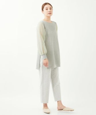 ［洗える］ＮＯＥＬリネンチュニックプルオーバーニット