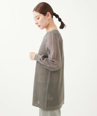 ［洗える］ＮＯＥＬリネンチュニックプルオーバーニット