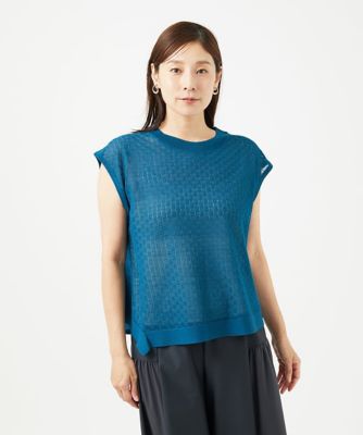 GIANNI LO GIUDICE ベスト レディース ゴルフウェアー 洗える］Levitaニットベスト | GIANNI LO GIUDICE (Women
