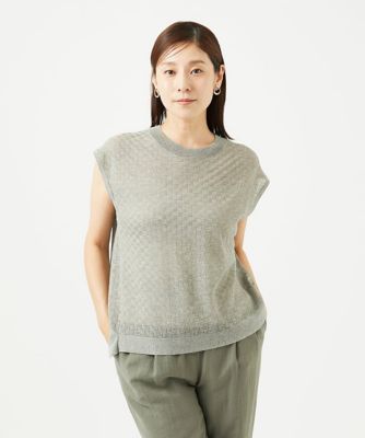 ＜GIANNI LO GIUDICE (Women)＞［洗える］Ｌｅｖｉｔａニットベスト
