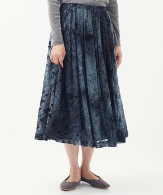 シースルーフロッキースカート