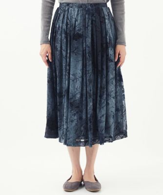 シースルーフロッキースカート