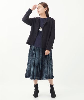 シースルーフロッキースカート