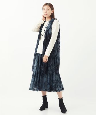 シースルーフロッキースカート