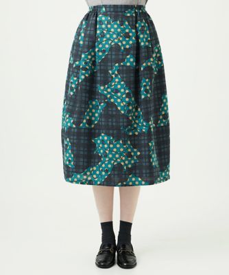 ジャンニ・ロ・ジュディチェ（GIANNI LO GIUDICE）/[洗える・日本製]ウール混ビエライタリアプリントスカート 洗える・日本製］ウール混ビエライタリアプリントスカート | GIANNI LO