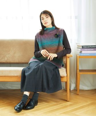 洗える］レーヨン混ストレッチチェックスカート | GIANNI LO GIUDICE