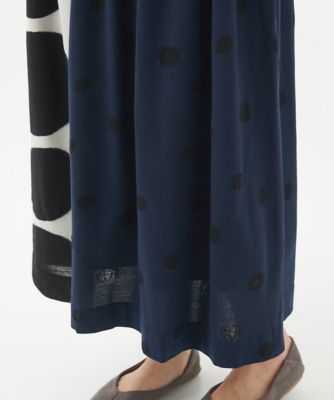 洗える・日本製］ウール混ドットジャガードスカート | GIANNI LO
